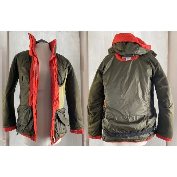 Columbia Titanium Women's Small DOWN Insulated snowboard ski Hooded Zip Jacket - Picture 13 of 16